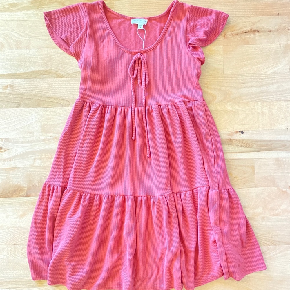 See you Monday tiered dress - small
